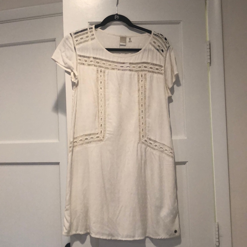 Roxy white dress